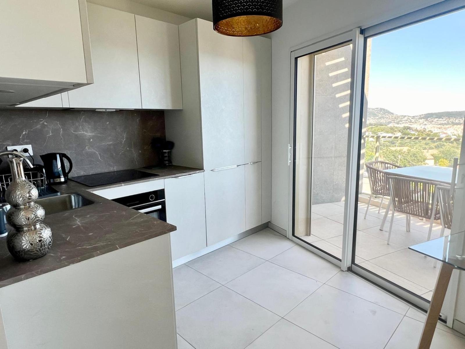 Panoramic Sea View Appartment Blue Pearl 니스 외부 사진