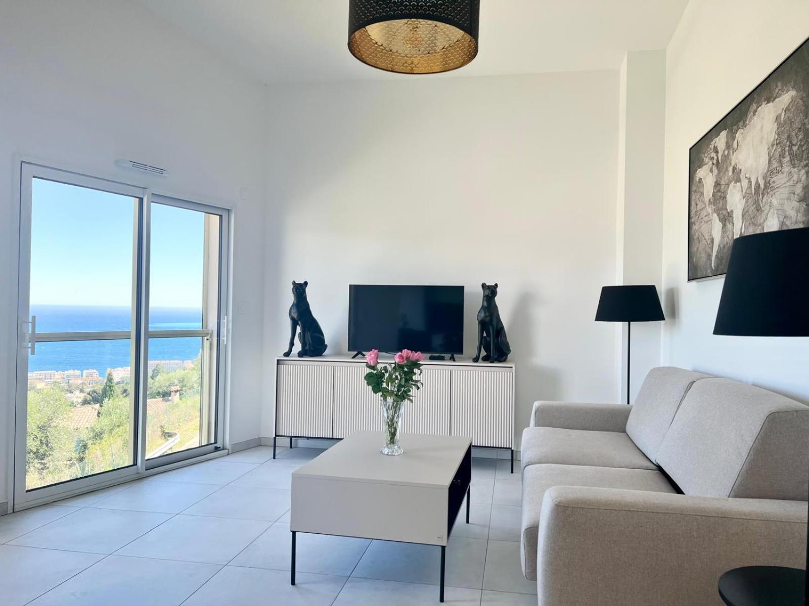 Panoramic Sea View Appartment Blue Pearl 니스 외부 사진